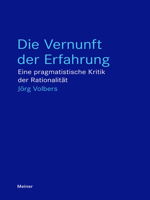 cover image of Die Vernunft der Erfahrung